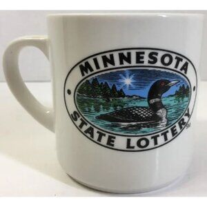 Minnesota State Lottery Common Loon Mug. Gambling